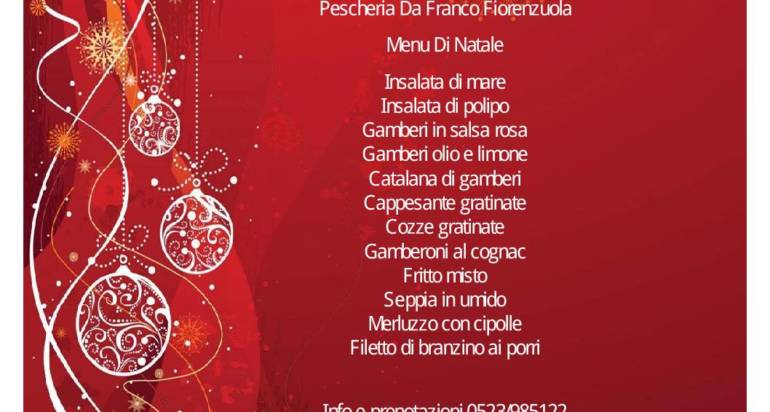 Avete già pensato al menu di Natale?