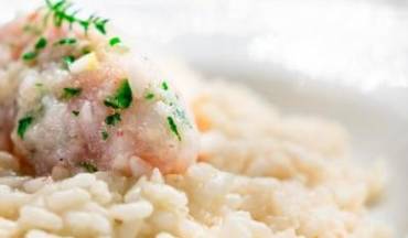 Risotto alla crema di scampi