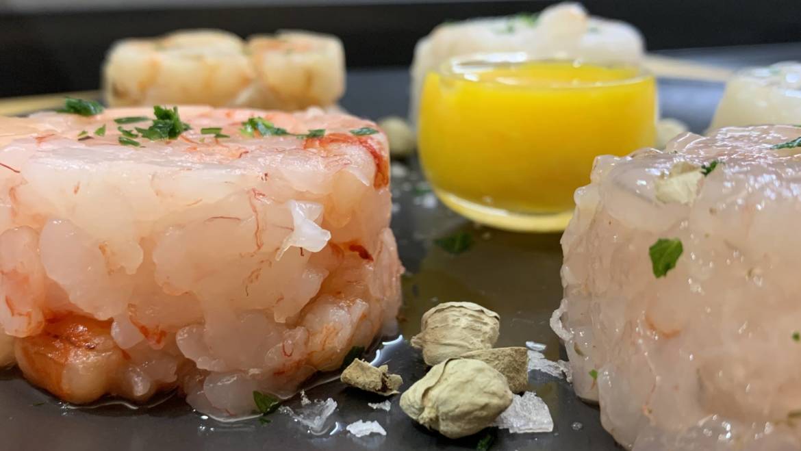 Tartare di scampi
