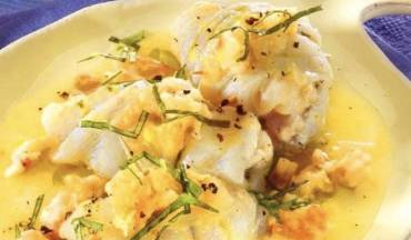Involtini di sogliola con gamberi