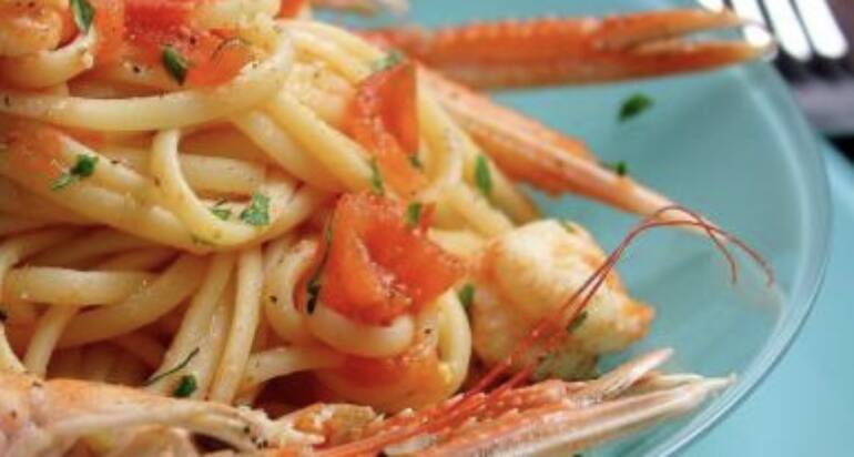 Linguine agli scampi